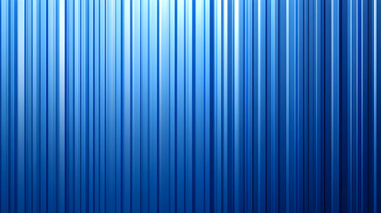 Fototapeta premium Abstract blue vertical stripes background. Possible use for website header or presentation graphic