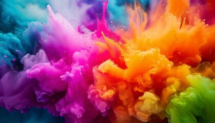 Fototapeta premium Holi themed Abstract background