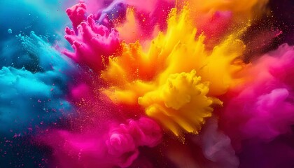 Obraz premium Holi themed Abstract background