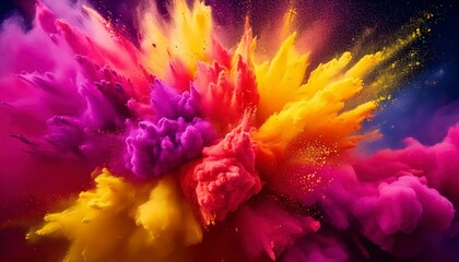 Fototapeta premium Holi themed Abstract background
