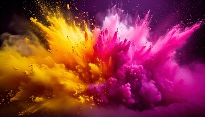 Holi themed Abstract background