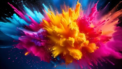 Holi themed Abstract background