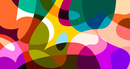 Vector colorful abstract psychedelic liquid and fluid background pattern	

