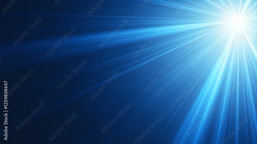 Poster Abstract blue background with drop shadow and light. Backdrop for product presentation