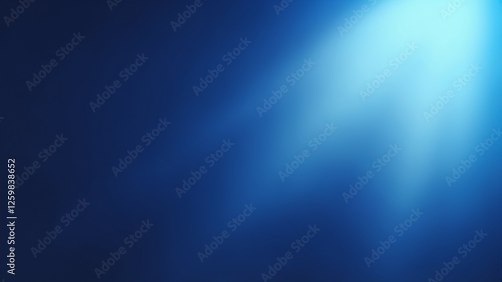 Aufkleber Abstract blue background with drop shadow and light. Backdrop for product presentation