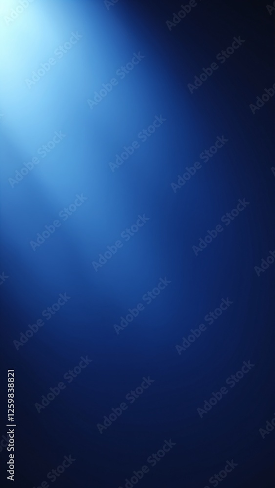 Poster Abstract blue background with drop shadow and light. Backdrop for product presentation