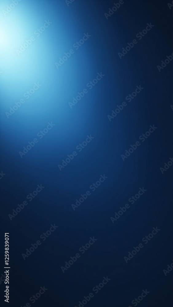 Poster Abstract blue background with drop shadow and light. Backdrop for product presentation