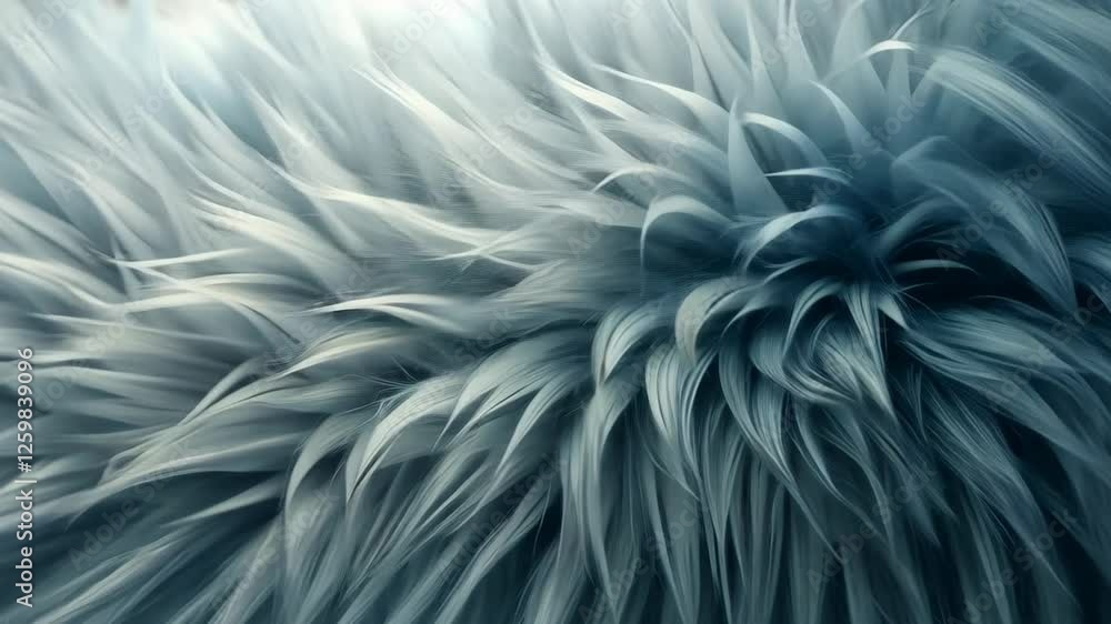 Poster soft and fluffy texture creates an enchanting visual experience in close-up. generative ai