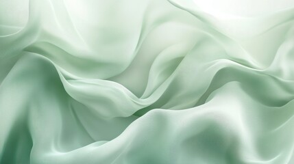 Fototapeta premium Soft mint green abstract background with light tones and gentle gradients. Emphasizing freshness and tranquility. Ideal for calming and modern designs.