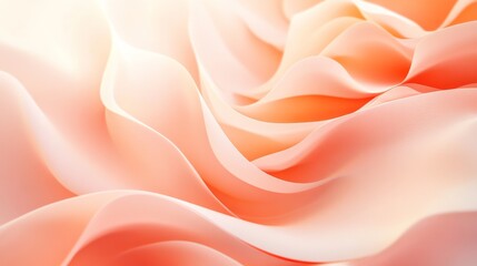 Obraz premium Soft peach abstract background with gentle tones and smooth gradients. Emphasizing warmth and simplicity. Ideal for soothing and modern designs.
