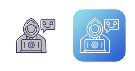 Cyber Attack Vector Icon