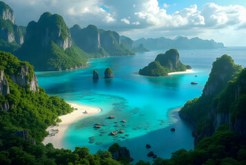 Fototapeta premium tropical beach in thailand