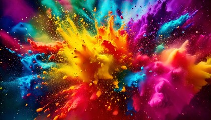 Holi themed Abstract background