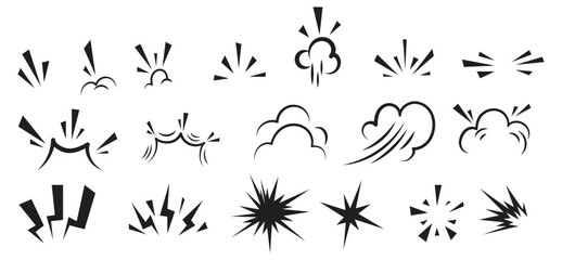 Comic speech bubble sound effect, retro pop art style comic