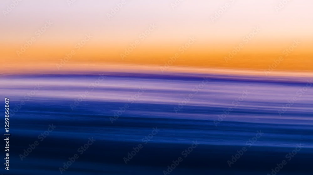 Poster breathtaking seascape with a mesmerizing display of vibrant color gradients smooth motion and a tran