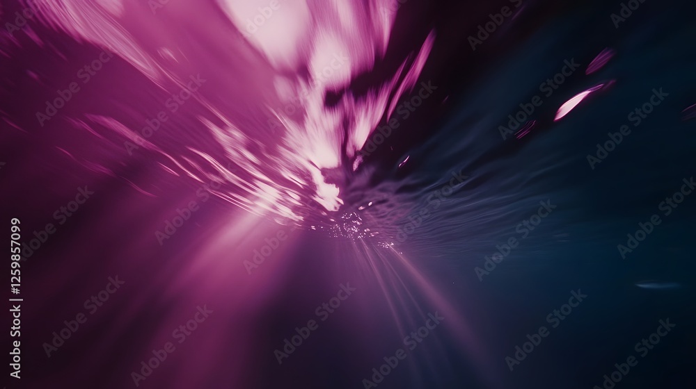 Poster vibrant swirling plasma of colorful fractal patterns and glowing neon liquid textures in a surreal a