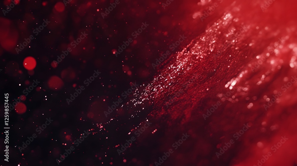 Poster mesmerizing cosmic explosion of vibrant luminous particles in fluid motion creating a stunning and d