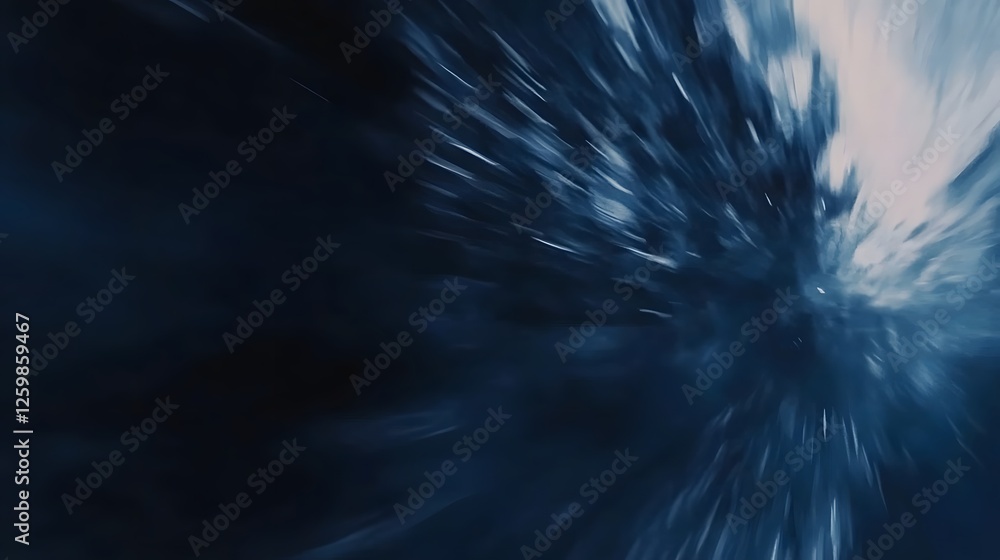 Poster radiant vortex of dynamic motion and luminous energy swirling spinning and rushing flow of light and