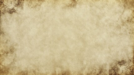 A blank parchment texture with faint speckles and a soft, aged appearance. Open center space provides ample room for text or graphics. Top-notch photo quality captures subtle nuances.