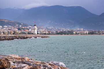 panorama of the city of alanya