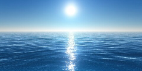 Obraz premium Calm Ocean Sunrise Serenity