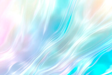 Abstract colorful holographic background with lines and waves