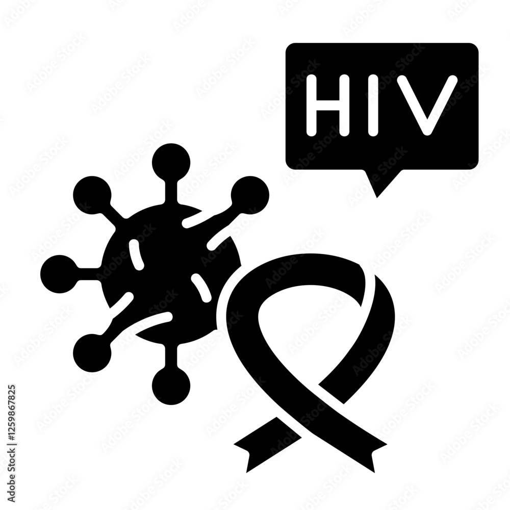 Poster Hiv Icon