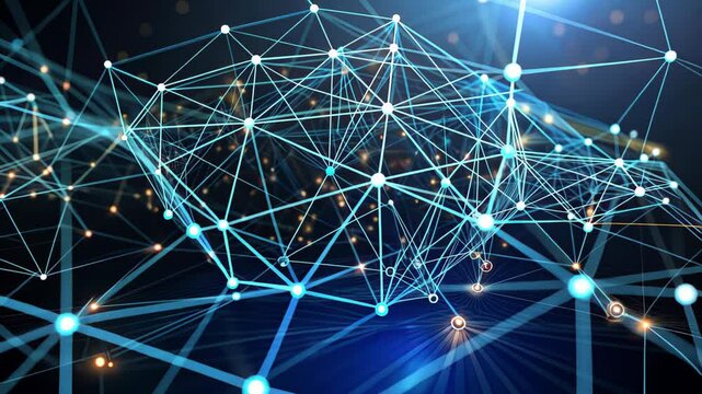 Exploring the intricate beauty of digital networks in a cosmic dance of connections and lights. Generative AI