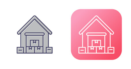 Warehouse Vector Icon