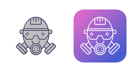 Gas Mask Vector Icon