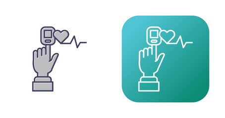 Pulse Oximeter Vector Icon