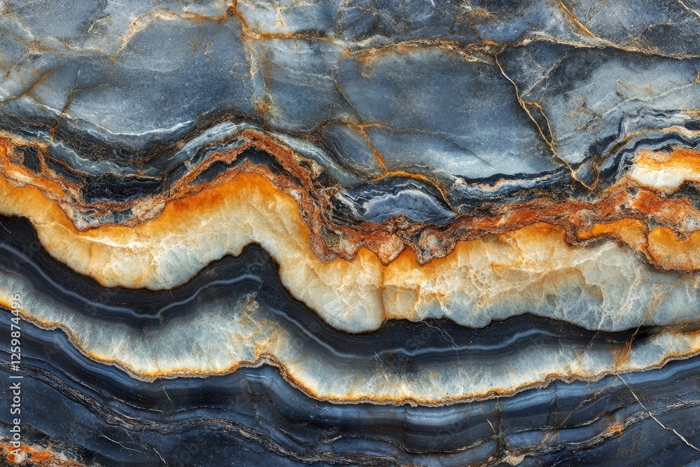 Poster the surface of black marble is shown in a close-up shot with a seamless pattern