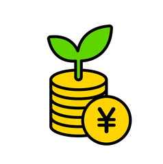 投資のアイコンイラスト