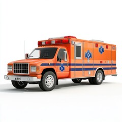 Emergency Coverage A scene showing an ambulance 