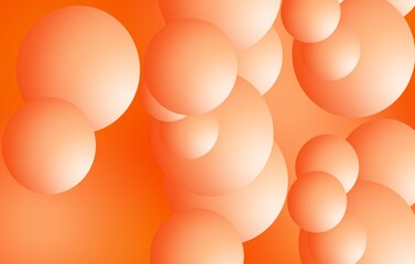 The gradient background image consists of several spheres for the background image.