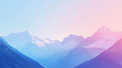 Obraz premium Aesthetic clear blue sky. Summer season blue pastel vertical vector banner. Blurred sky gradient background.