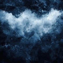 Obraz premium White blue watercolor background. Dark blue background with clouds, dark blue grunge texture with grainy, Black and blue watercolor pattern.