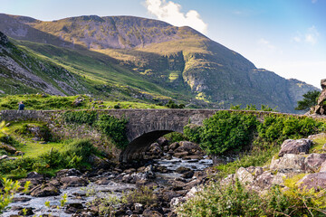 Beautiful Day in Gap of Dunloe, Killarney, Kerry, Ireland
