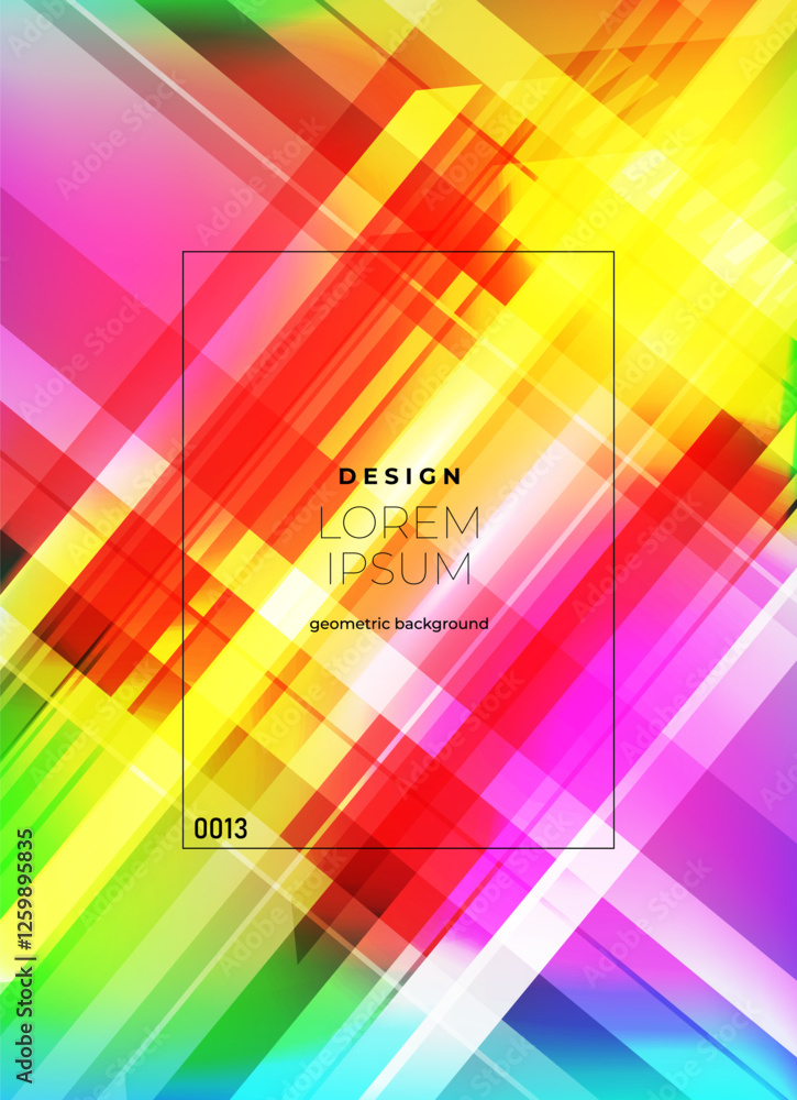 Aufkleber flat vector. minimal geometric background. dynamic shapes composition. eps10 vector.