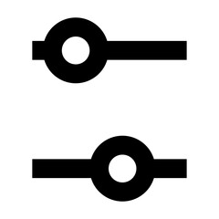 slider icon vector design templates