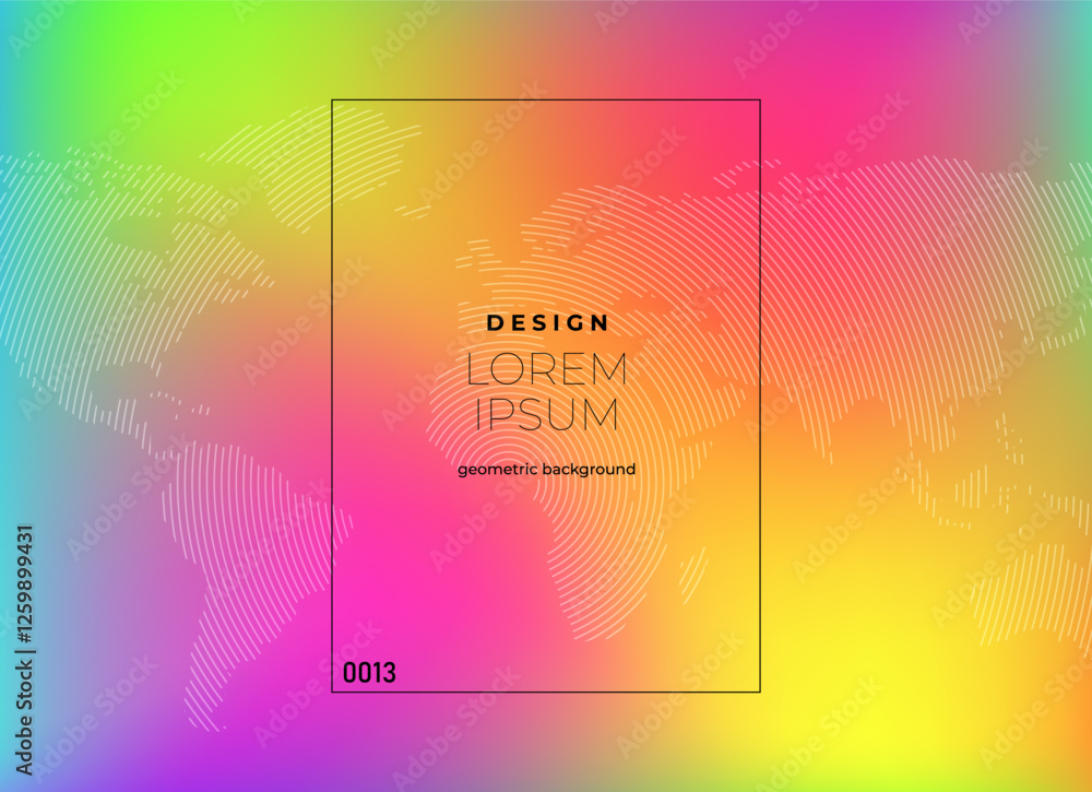 Aufkleber flat vector. minimal geometric background. dynamic shapes composition. eps10 vector.