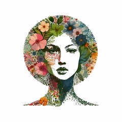 Flourishing Mind_ The Beauty of Nature and Femininity