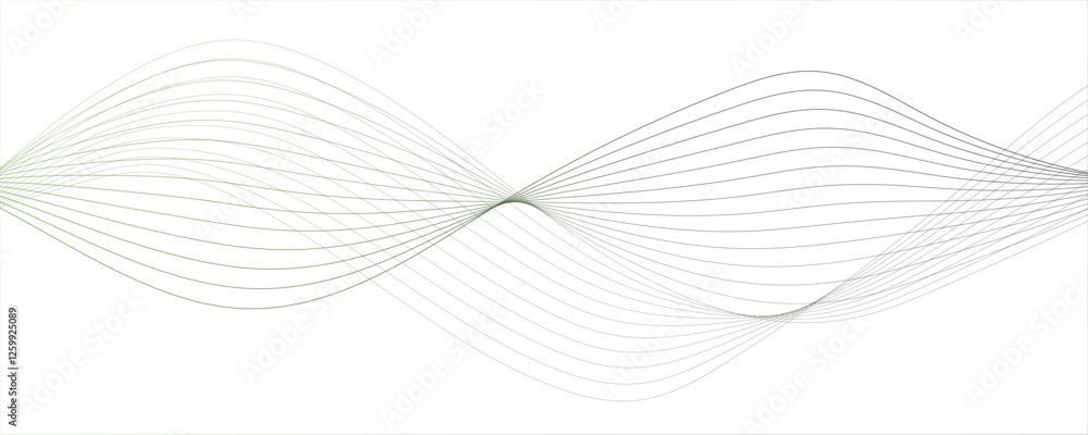 Leinwandbilder technical flowing web science tech geometric concept lines design abstract blue blend curve flow vec