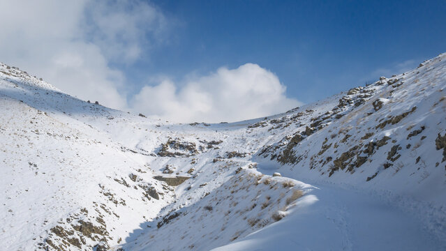 Mount Tochal in winter
