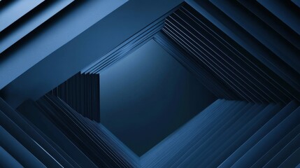 Futuristic shapes and lines for design. Banner template with white space in the center on a Blue background. Ideal for tech-related projects, modern blogs, and innovative digital artworks.