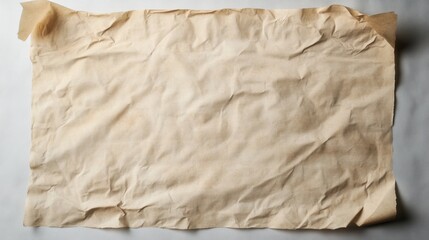 Obraz premium Rustic Charm Parchment Texture with Subtle Creases and Aged Appearance, Ideal for Design Projects with Spacious Center