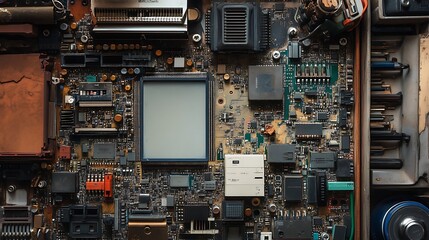 Fototapeta premium A computer hardware an element