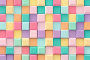 Calming Pastel Color Block Silhouette Photography: Serene Design Background