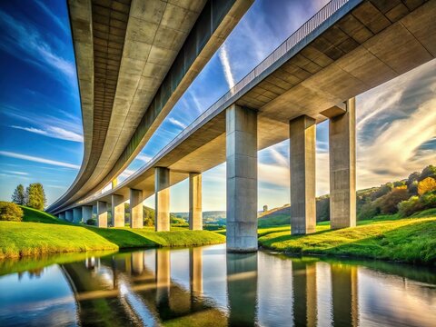 Esel Bridge Architectural Photography: Modern Design Concrete Structure