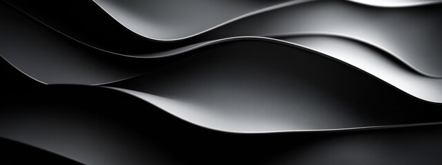 Fototapeta premium Intriguing black background with subtle lines, perfect for design and banner templates. Featuring a dark theme with mysterious minimalist elements and engaging, sophisticated minimalist wallpaper.